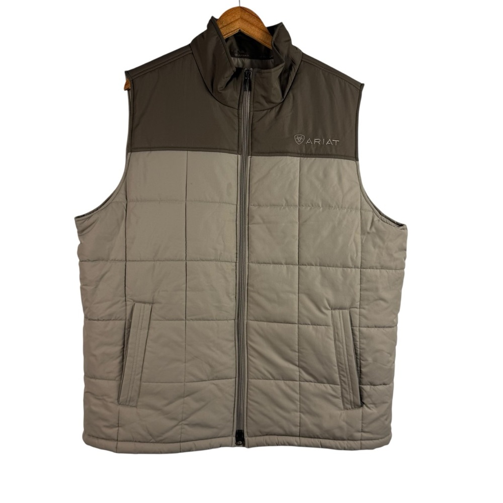 ARIAT Men's Crius Insulated Vest Brindle/Major Brown Concealed Carry Size XL